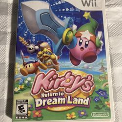 Nintendo Wii Kirby’s Return To Dream Land Game 