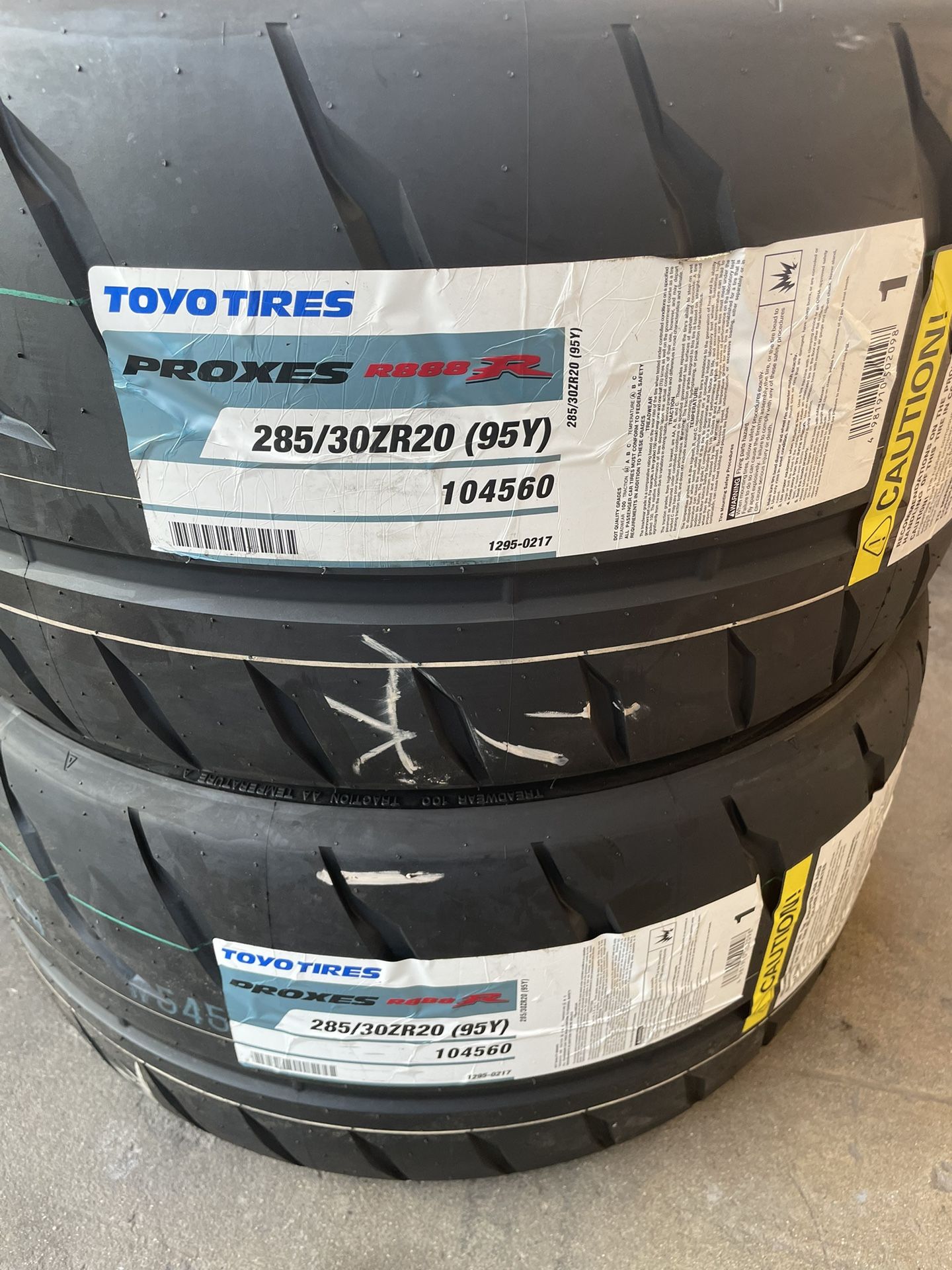 TOYO 888R 285/30ZR20 $432 NEW 285/30/20 HIGH PERFORMANCE 285/30R/20 ...