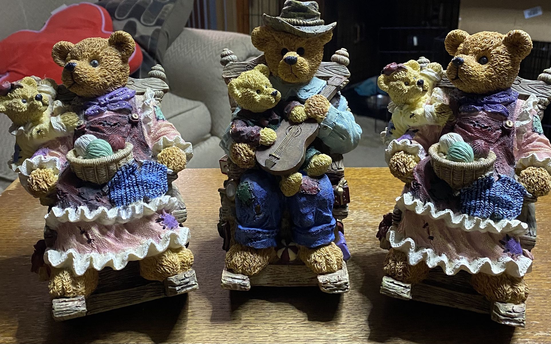 Heavy Rocking Chair Bears