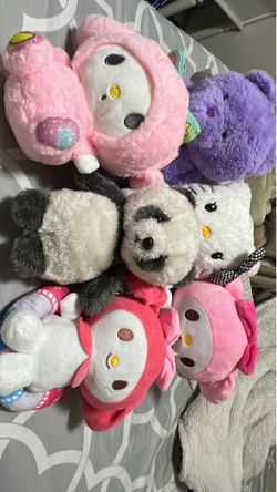 Whole set claw machine plushies