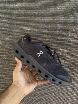 On Cloudgo Men's Road Running Shoes in Black/Eclipse, 