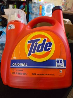 TIDE ORIGINAL 100 LOADS/125 FL OZ FOR $18 FIRM PRICE