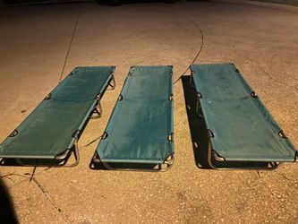 Camping cots $25 each