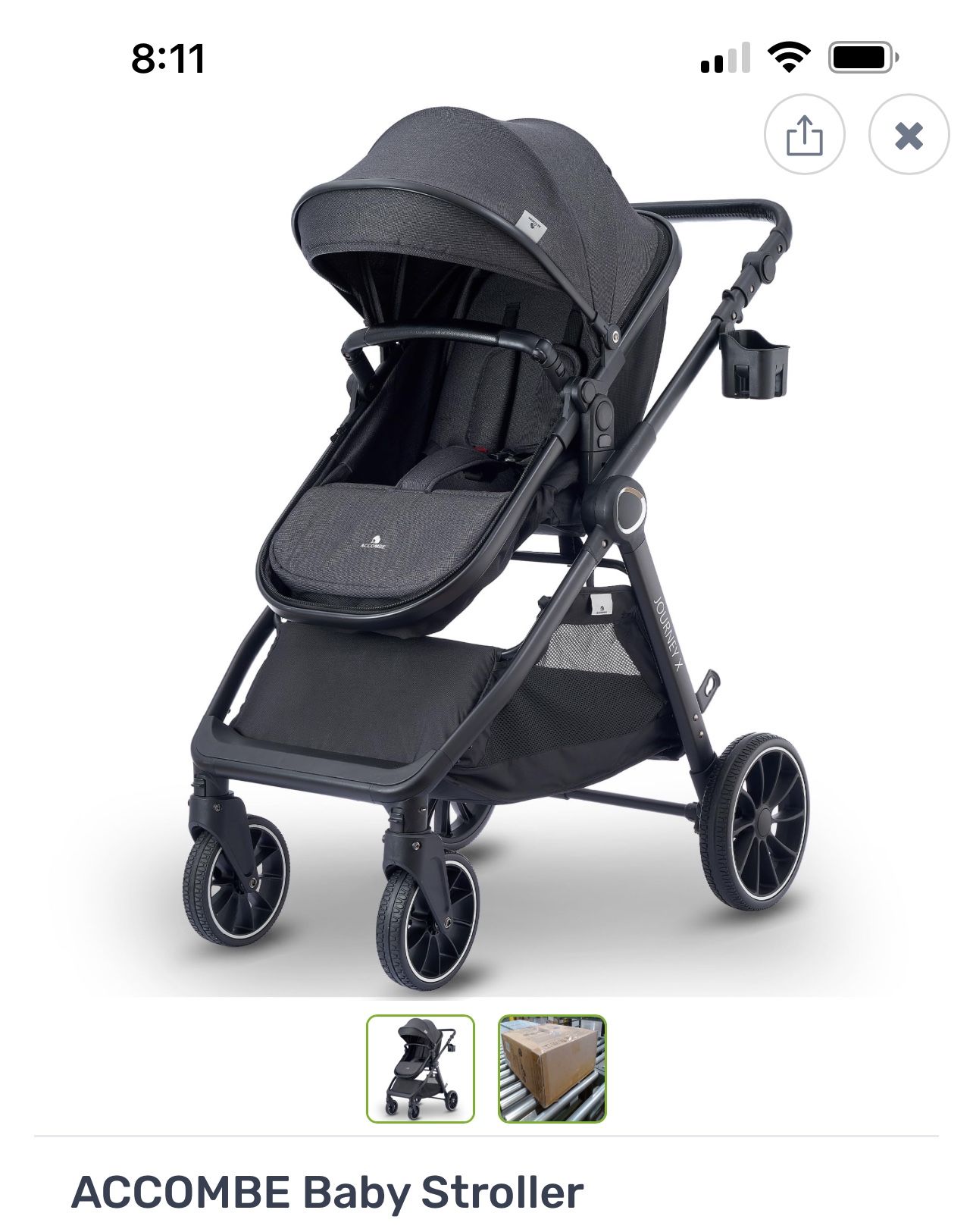 ACCOMBE Baby Stroller