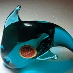 Murano Italian Glass Dolphin