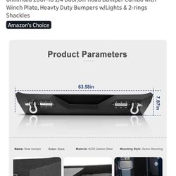 Front And Rear Wrangler Bumpers