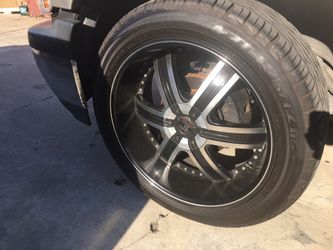 22” rims and tires