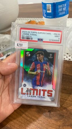 Lamine Yamal 2023-24 Topps No Limits RC PSA 9