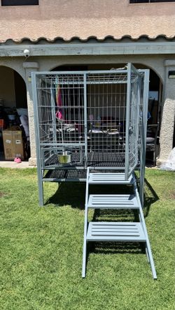Raised Dog Kennel
