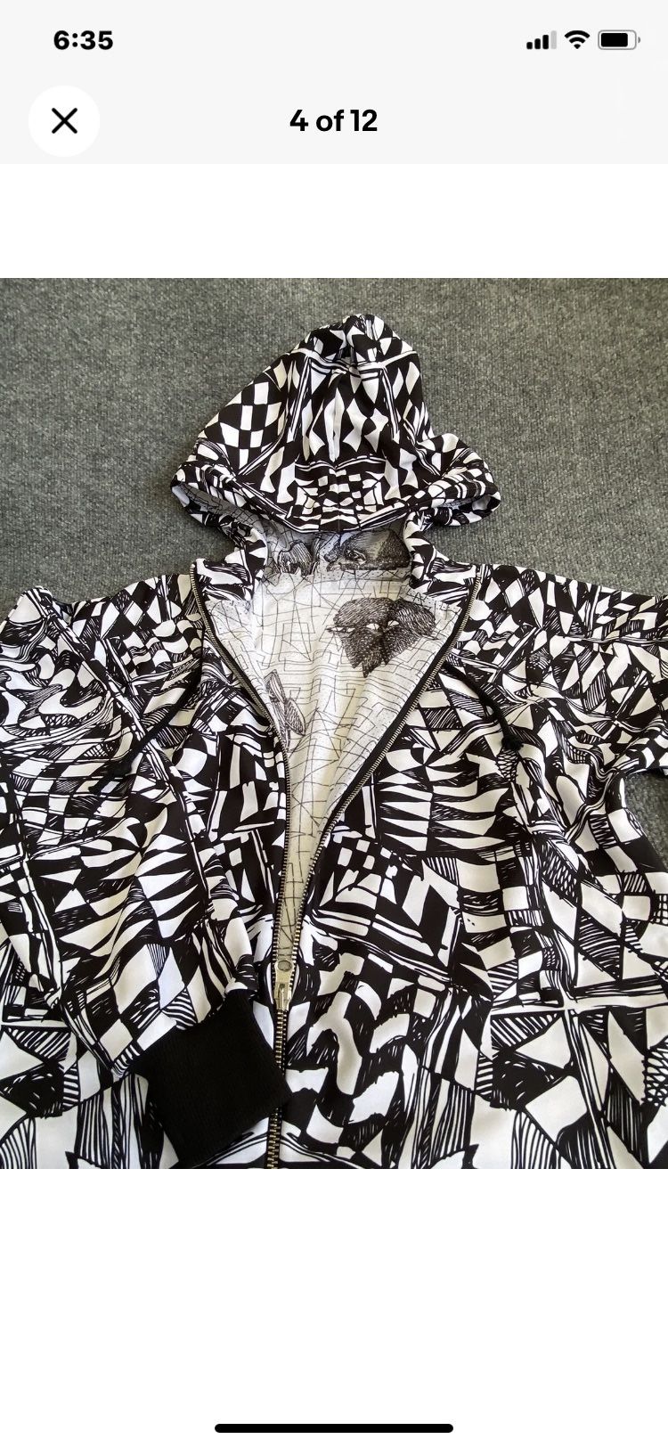 BADINKA Unisex Demons  & Monster jacket Size S/M New without Tag