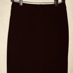The Limited Stretch BLACK Pencil Skirt w/ Back Slit - Women's Sz 0- Career Work