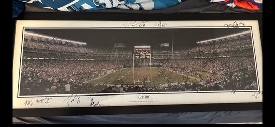 2006 San Diego Chargers Team-Signed Panoramic – LT, Gates, Rivers – Framed – Rare!