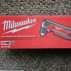 M18 18V Lithium-Ion Cordless 3/8 in. Right-Angle Drill (Tool-Only)
