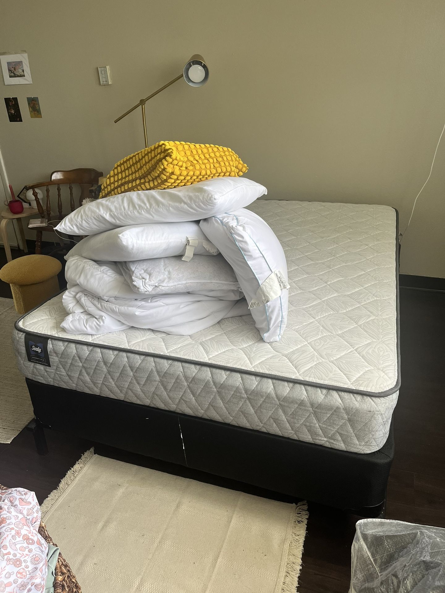 Full Sized Mattress & Frame