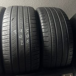 PAIR OF TIRES 245 40 20 PIRELLI 85% LIFE