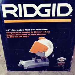 14" Rigid Abrasive cut off saw
