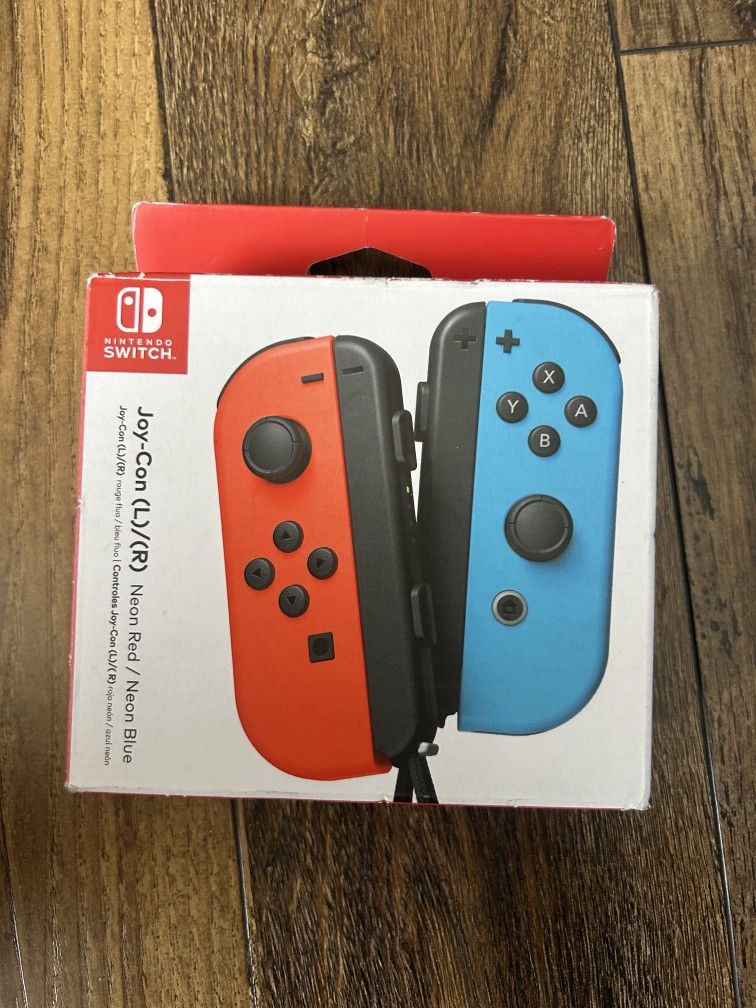 Nintendo Switch - Joy-Con (L/R) - Left Neon Red/ Right Neon Blue Controllers