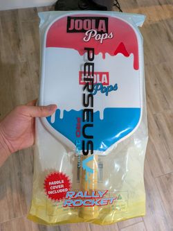 Joola Pro V Perseus Rally Rocket 16mm Joola Pops pickleball paddle