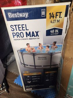 Steel pro max 14x48 swimming pool
