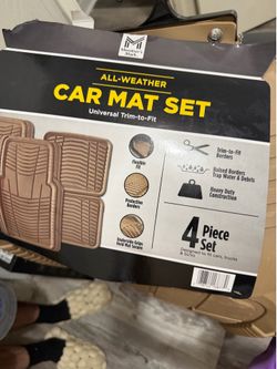 Members Mark Car Mat Set Tan