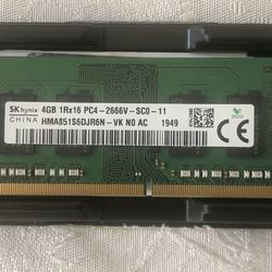 Hynix 4GB 1Rx16 RAM