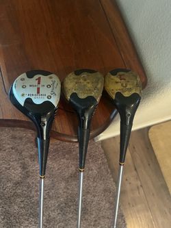 Ladies Spalding Model 19 Persimmon Golf Driver & Woods