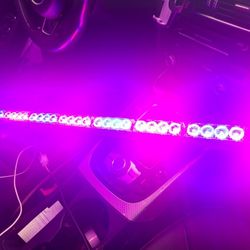 Red Blue Traffic Strobe Lights, 35 Inches