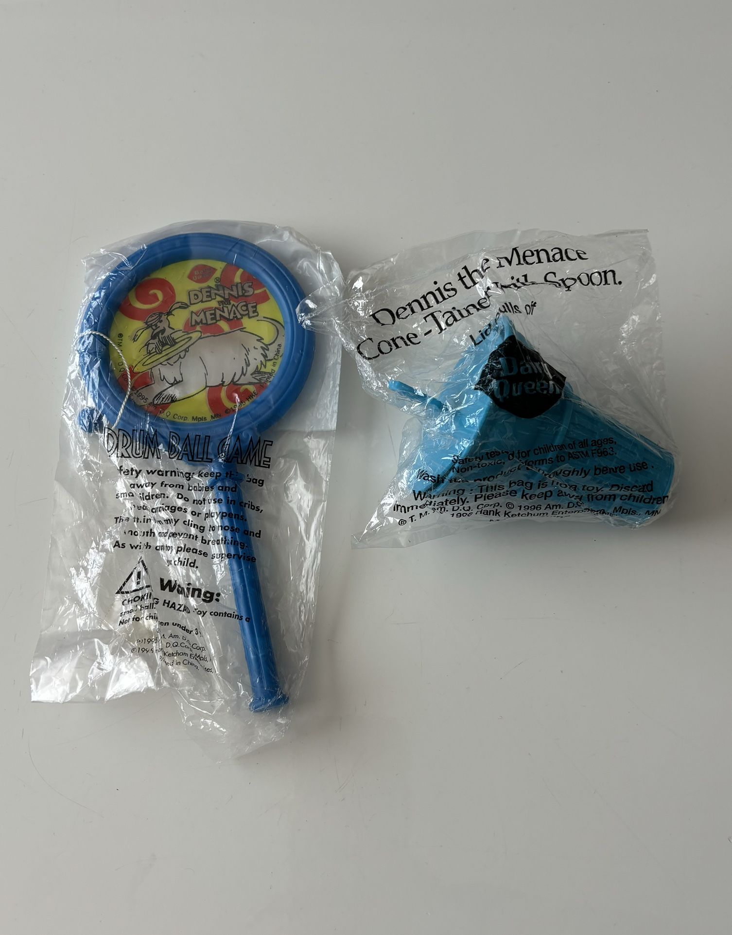 2 Dairy Queen 1995-96 Dennis the Menace Collectibles