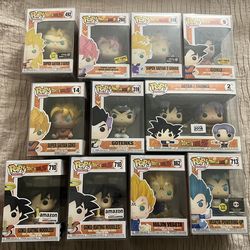 Funko Pop Collection, Dragon Ball Z, Naruto Shippuden, Demon Slayer, and GoT