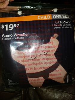 Sumo wrestler custom child one size excellent conditions