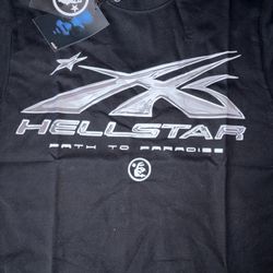 Hellstar T-shirt black & silver M