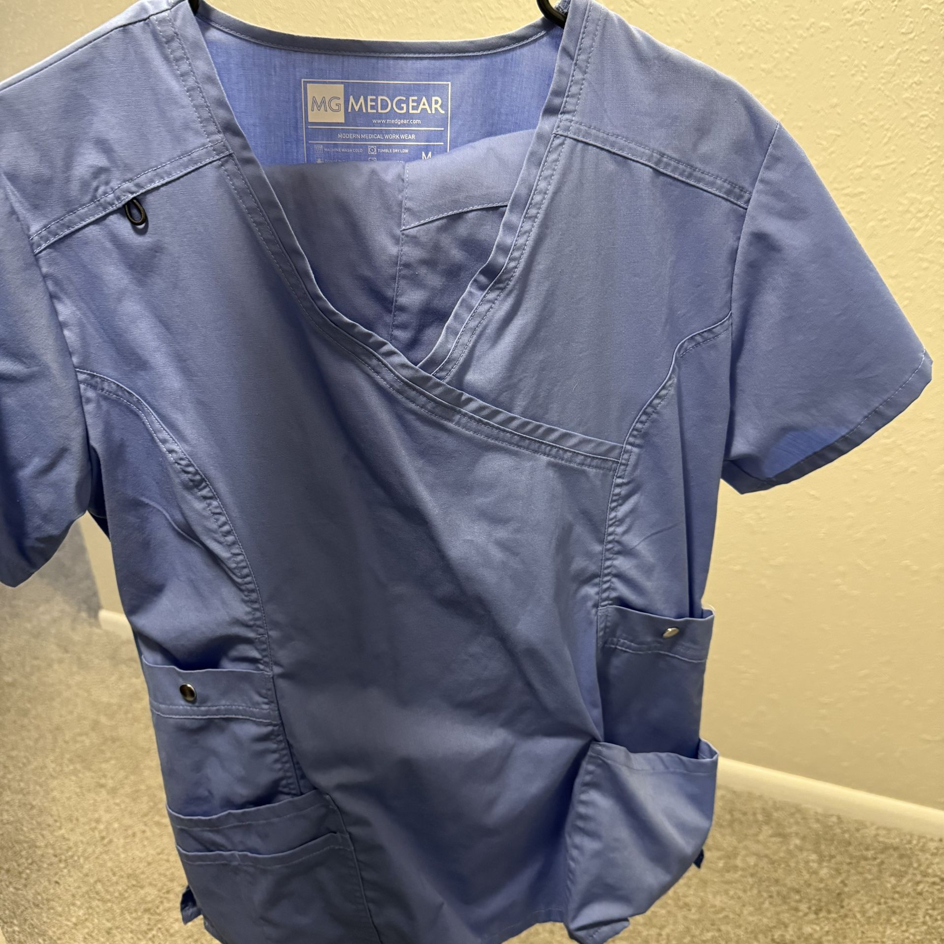Ceil Blue Scrub Set- Size M