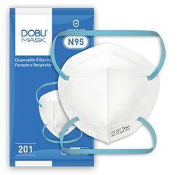 15- DOBU MASK N95 201 disposable filtering facepiece respirators 
