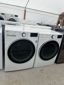 Lg front load washer & dryer set-60 DAY WARRANTY