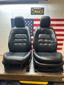 Leather car seats