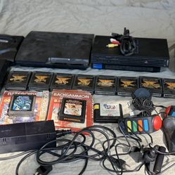 Game And 5 Game Console Bundle  Sega PS3 Wii 