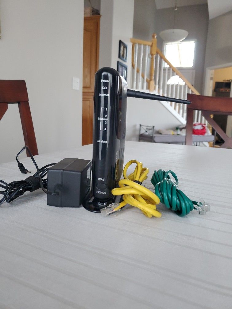Quest Actiontec PK5000 Modem/Wireless Wifi Router