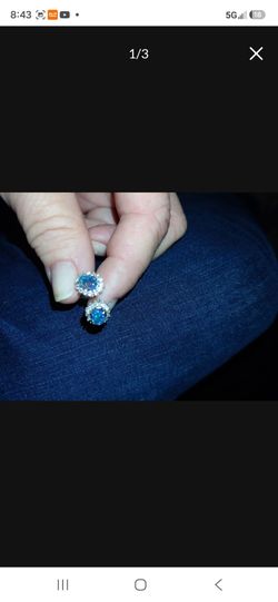 NEW GENUINE  SILVER AUSTRALIAN OPAL CRYSTAL EARRINGS