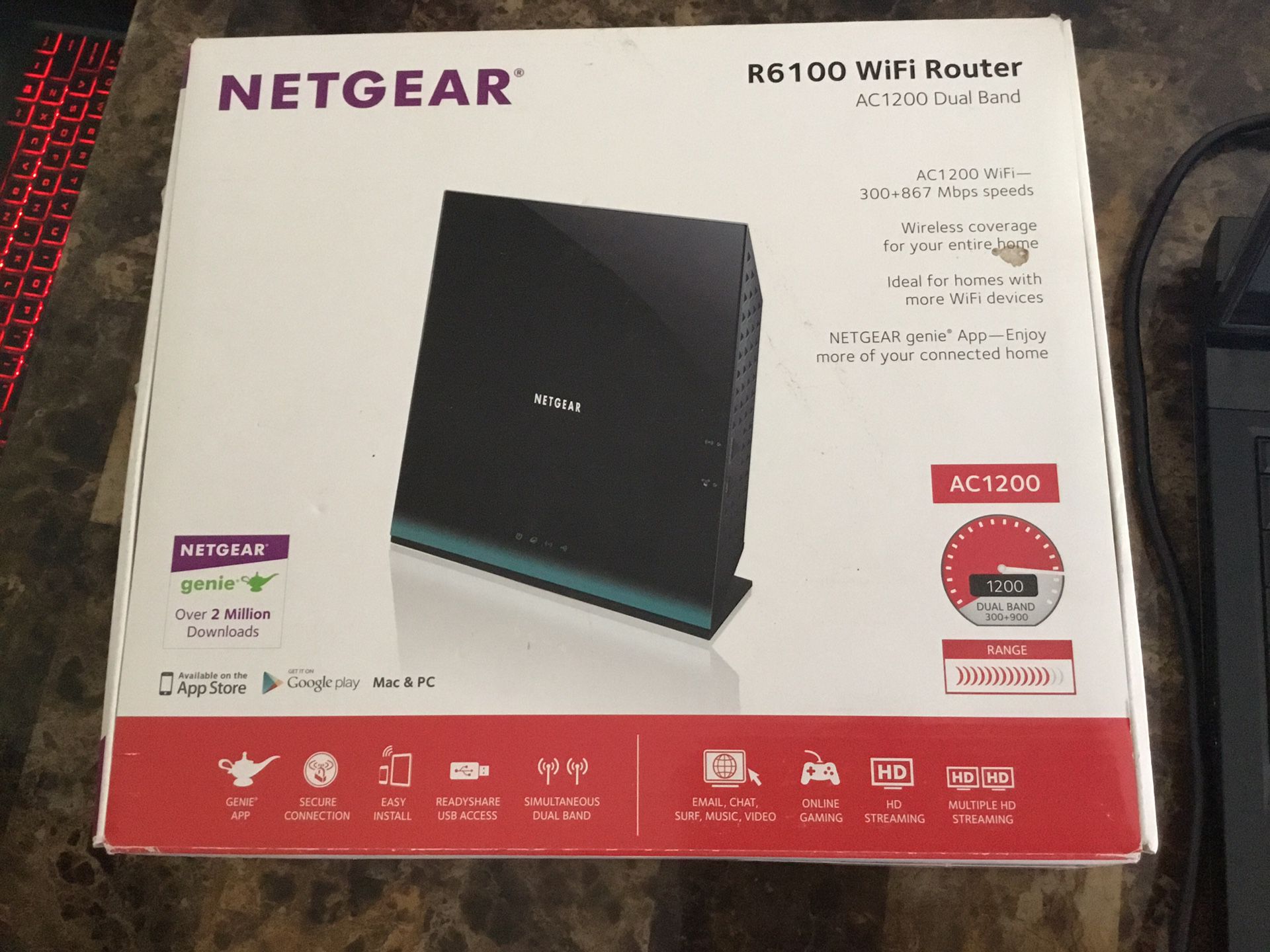 Netgear AC1200 R6100 Router