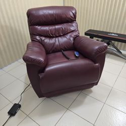 Leather rocking recliner  chair with remote power control
