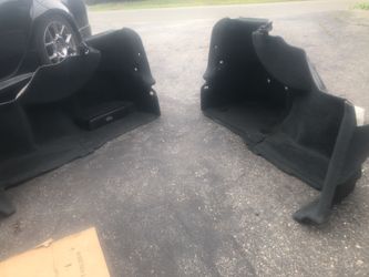 04-08 Acura TL trunk rug panels