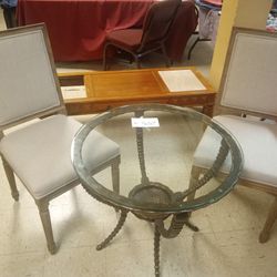 Zentique Louis  Upholstered Dining Chair Set  $300