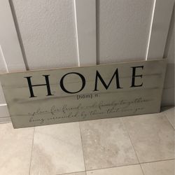 Home Sign 