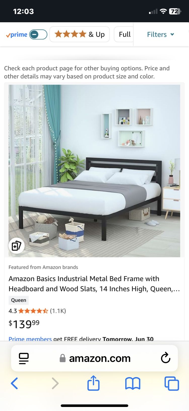 Full Bed Frame