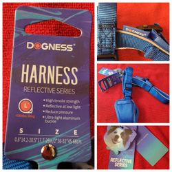 NEW - Dogness Harness Reflective Series.Size Large
