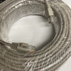 100ft Internet Cable Ethernet Cable Cat5 Cat6 Xbox PlayStation ip cameras modem cable pc imac Mackbook
