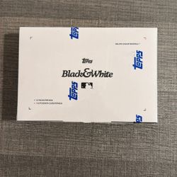 2025 Topps Black and White Baseball - Hobby Box Collectors Edition
