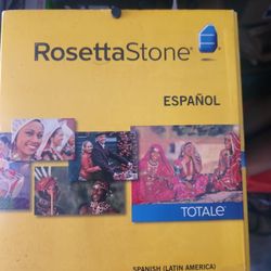 Rosetta Stone Espanol Spanish Latin America Level 1 Set Learning