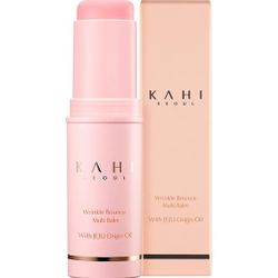 KAHI Wrinkle Bounce Multi Balm | All-in-One Hydrating Balm Eye Cream Make Up Base & Moisture Stick | Daily Moisturizer Stick with Salmon
