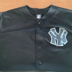 Black Yankees MLB Jersey Majestic